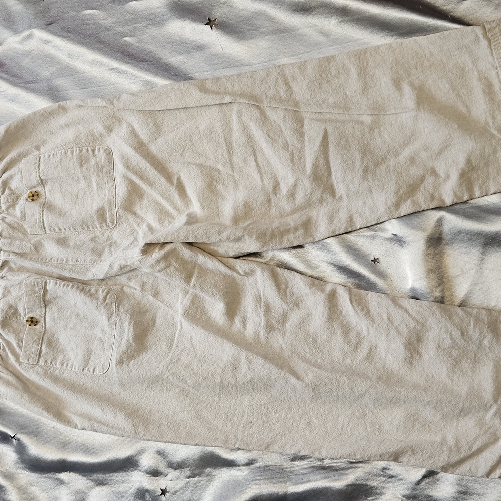Talbots Cream Chinos Classic Straight-Leg - Picture 3 of 7